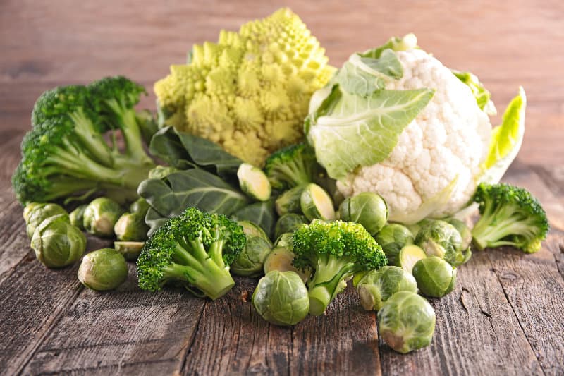 西蘭花、花椰菜、高麗菜、抱子甘藍、羽衣甘藍和大白菜等有助於預防或延緩關節軟骨破壞的速度
