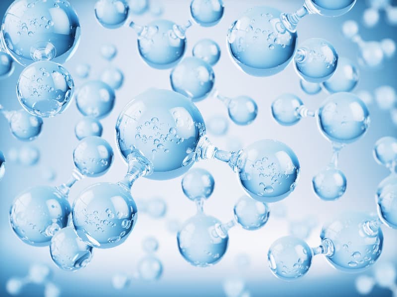 人體主要由水分子組成，水分子由氫和氧原子組成。