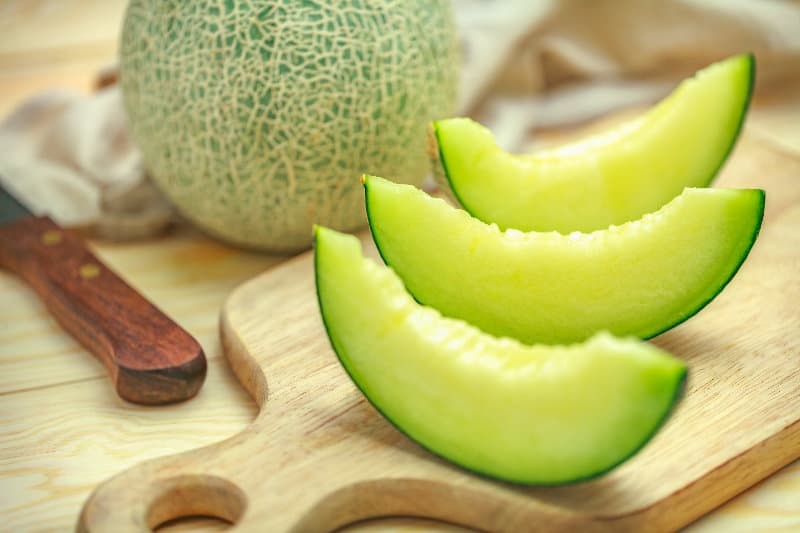 一片密瓜只含有大約11克的可消化糖。